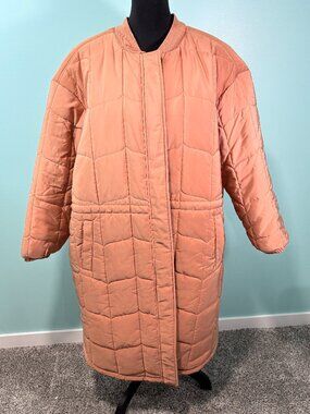 AMAZON ESSENTIALS LONG PUFFER COAT    3X       Lot M